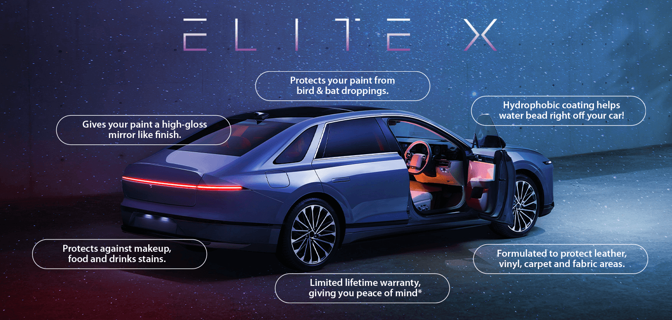 elite x car paint and interior protection